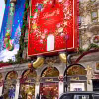 Lindt Giant Box at Store Facade