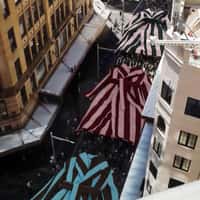 Hommey Giant Robes Float Above Crowds