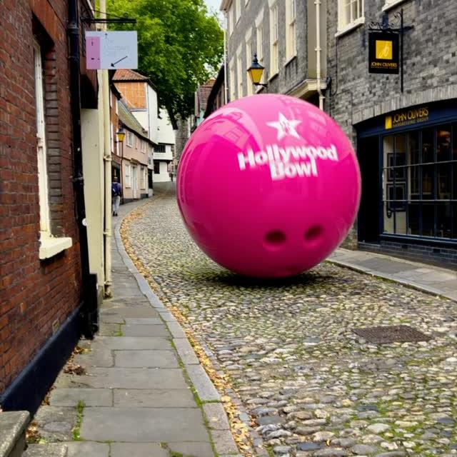 Hollywood Bowl Giant Bowling Ball and Dart in Norwich
