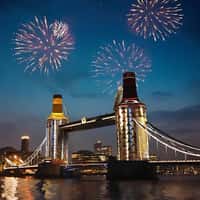 Marks & Spencer Vodka Bottle Tower Bridge