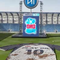 OMO Detergent Powder Cleans Stained Giant Jersey