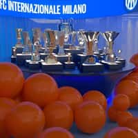 Inter Orange Balls Rolling in the Building