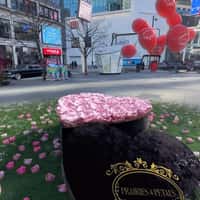 Prairies & Petals Giant Heart Box in Dundas Square