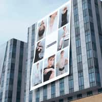 Punto Blanco Massive Banner Unveiled at Facade