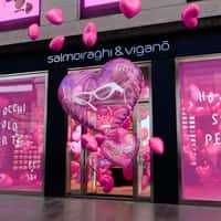 Salmoiraghi & Viganò Heart Balloons Float Out of Store