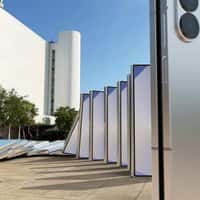 Samsung Giant Phones as Dominoes
