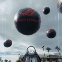 ROG Giant Floating Sphere Pops Mid-air