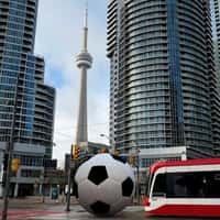 TTC Giant Soccer Ball Rolls Through Toronto