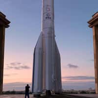 Ariane Group Rocket Display at Paris