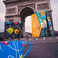 BIC Giant Installations at Arc de Triomphe