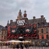 Crazy Tiger Giant DJ Mixing Console at Grand'Place