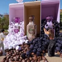 Eva Recipe Giant Shampoo Bottles Land on Street