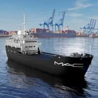 MAC Cosmetics Giant Lipsticks Aboard Cargo Ship