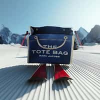 Marc Jacobs Tote Bags Skiing on Park