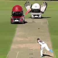 Nissan Cars Play Cricket on a Field