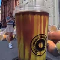 O5 Giant Bubble Tea Cup Rises from Manhole