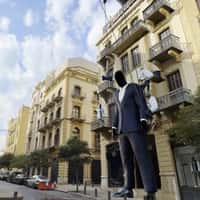 Pellini Collection Giant Marionette Wears Suit