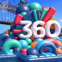 Saint-Gobain "360" Inflatable on Sydney Harbour