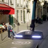 Tefal Giant Vacuum Cleans Streets of Paris