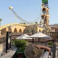 Wild Wadi Waterpark Tube Slide Launches Paragliders