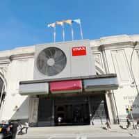 Vivax Giant AC Unit on Estació de França Facade