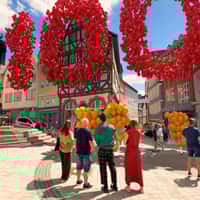 Xiaomi Red Balloons Form "100"