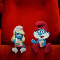 Paramount Smurfs Journey to the Cinema in London