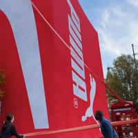 Puma Giant Fabric Reveals Store