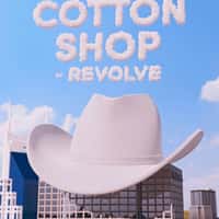 Revolve White Cotton Cloth Floats Through City