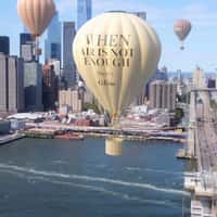 Shark Beauty Shark Glam Hot Air Balloons Float Over Cities