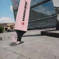 Stabilo Giant Highlighter Leaves Floral Trail