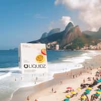 Liquidz Giant Box Arrive on Ipanema Beach