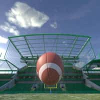 Truff Giant Football Cracks Open on Field