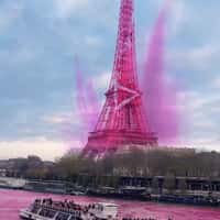 Warner Music Paris Landmarks Turn Pink