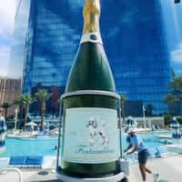 Fontainebleau Las Vegas Giant Bottle at Poolside