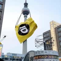 JD Sports Giant Bag on Berlin TV Tower