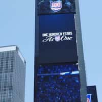 New York Rangers Times Square Screens Showcase Hockey
