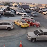 Automax BMW Cars Drift in Parking Lot