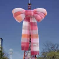 Acne Studios Ribbon Scarf at Sapporo Tower