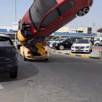 Automax Robotic Arm Throws Car