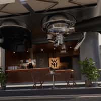WMF Giant Coffee Machine Reveals Cafe