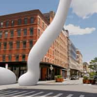 Bumble and bumble Giant Cream Fills NYC Streets