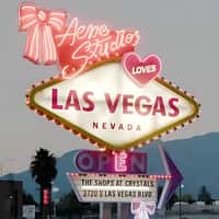 Acne Studios Neon Light Signage in Las Vegas