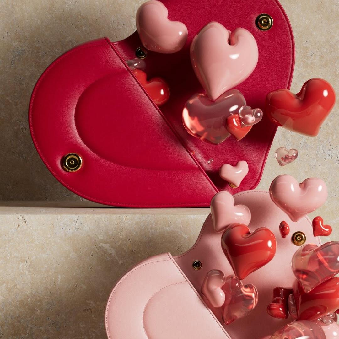 Bulgari Heart Bags Release Floating Hearts