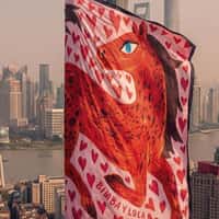 Bimba y Lola Horse Artwork Across Shanghai