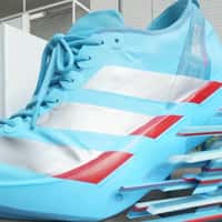 Adidas Giant Sneaker Moves Through Tokyo Streets