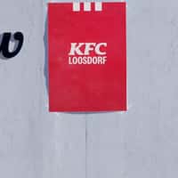KFC Flipping Poster Announces Store Opening