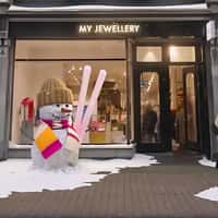 My Jewellery Snowman Installation in Netherlands