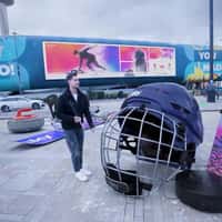 Tobes Giant Paralympic Gear Scattered in Liverpool