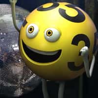Lotto Giant Number Ball Dancing to the Beat
